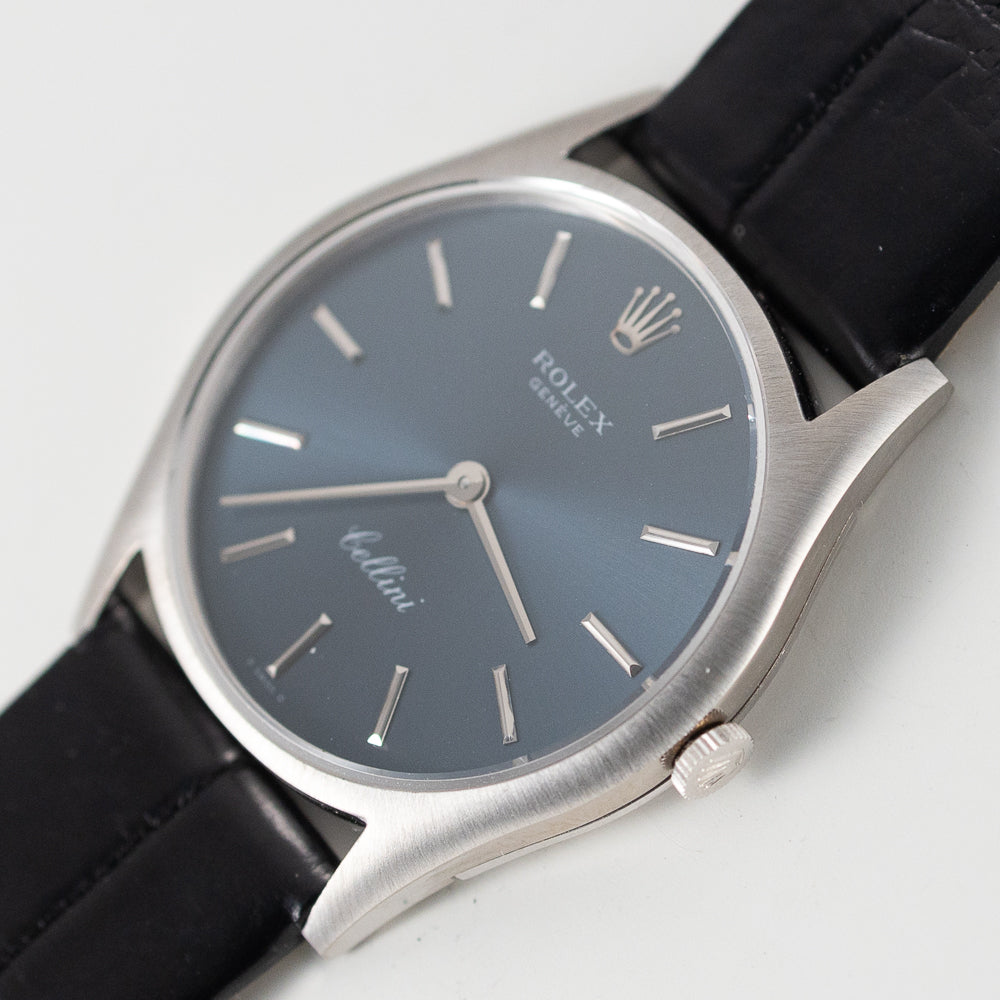 ROLEX Cellini Ref.3804 6233 Blue Sigma Dial