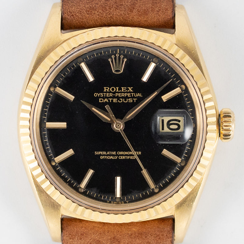 ROLEX DATEJUST Ref.1601 18K Yellow Gold