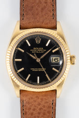 ROLEX DATEJUST Ref.1601 18K Yellow Gold