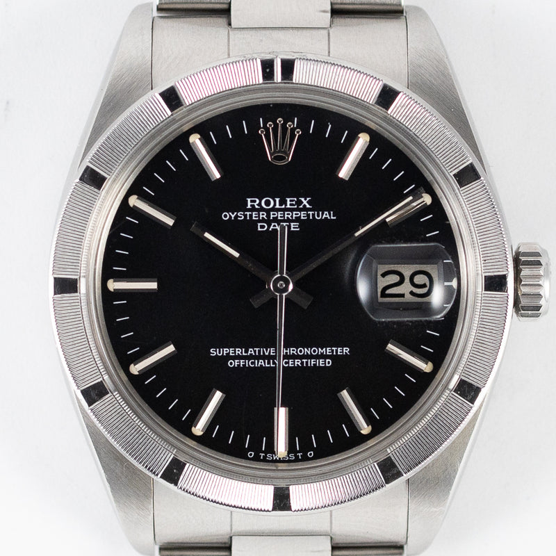 ROLEX OYSTER PERPETUAL DATE Ref.1501 Black Matte Sigma Dial