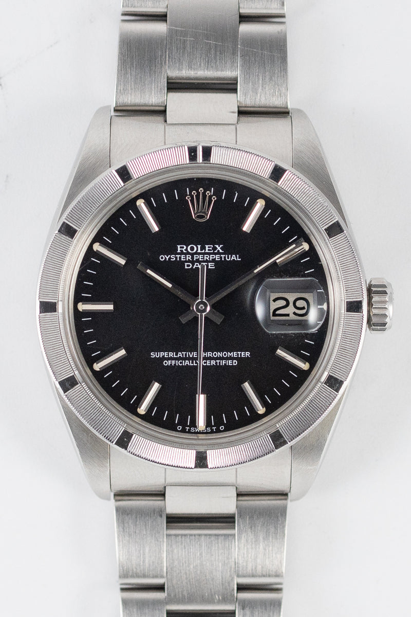 ROLEX OYSTER PERPETUAL DATE Ref.1501 Black Matte Sigma Dial