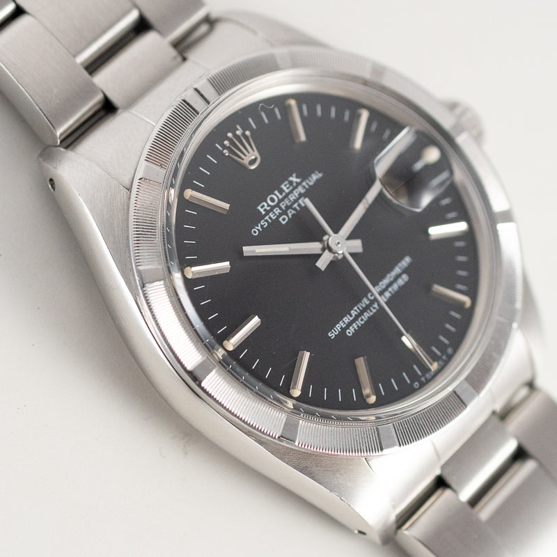 ROLEX OYSTER PERPETUAL DATE Ref.1501 Black Matte Sigma Dial