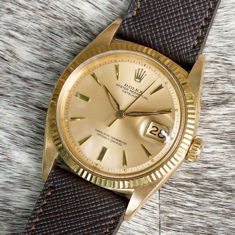 ROLEX DATEJUST Ref.1601 18K Yellow Gold