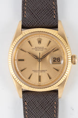 ROLEX DATEJUST Ref.1601 18K Yellow Gold