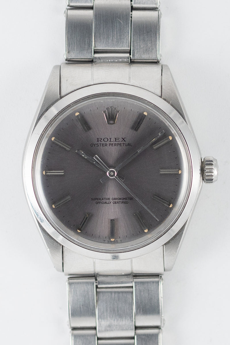 ROLEX OYSTER PERPETUAL Ref.1002 Purple Dial