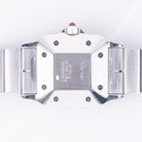 CARTIER LM Santos Carree Burgundy Ref.2961 w.Serivice BOX