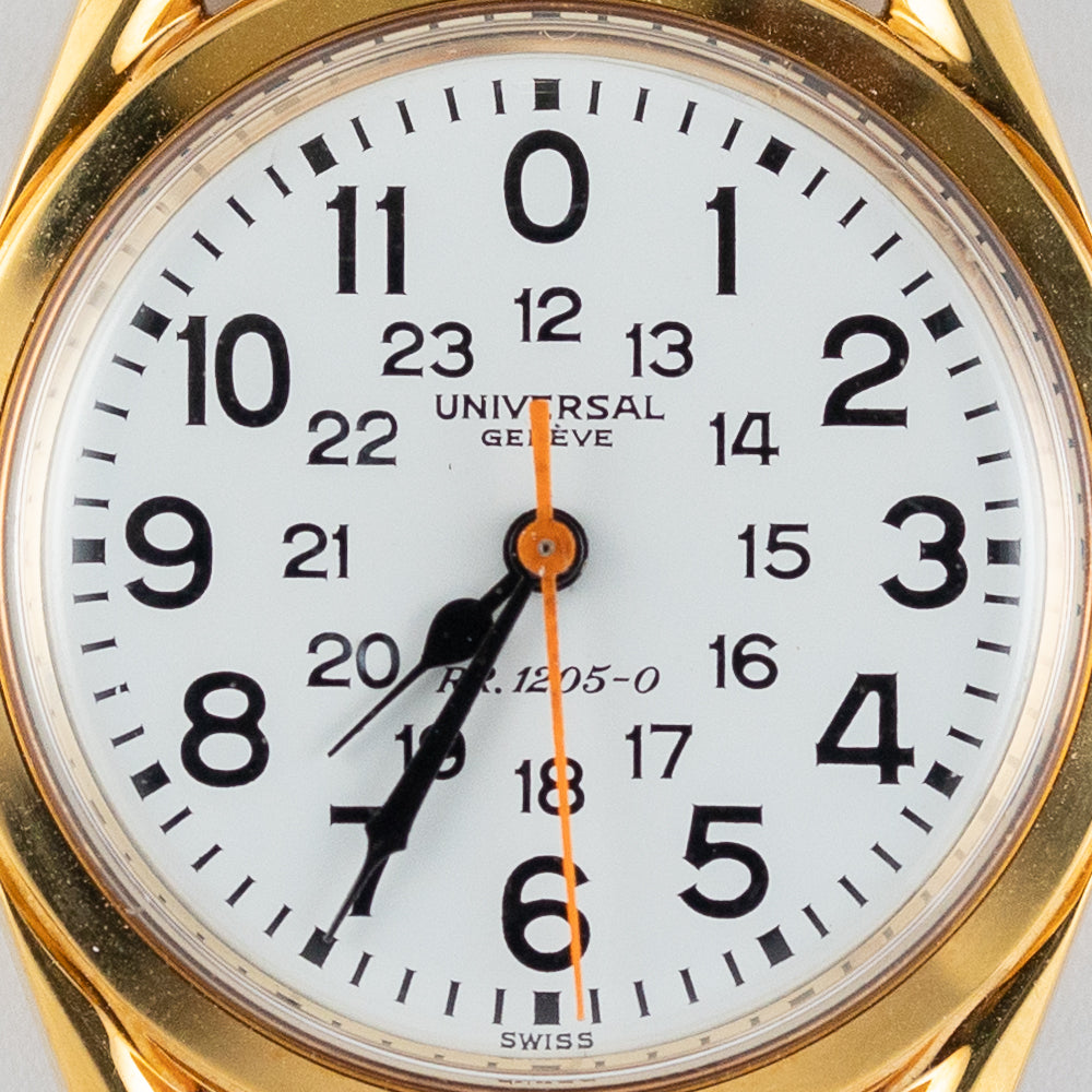 UNIVERSAL GENEVE RAILROUTER CHRONOMETRE REF.565 100 NEW OLD STOCK