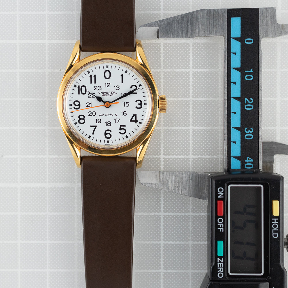 UNIVERSAL GENEVE RAILROUTER CHRONOMETRE REF.565 100 NEW OLD STOCK