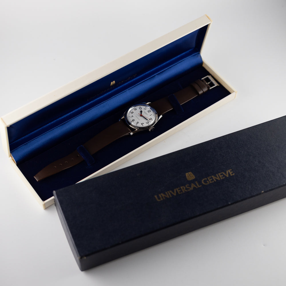 UNIVERSAL GENEVE RAILROUTER CHRONOMETRE REF.565 100 NEW OLD STOCK