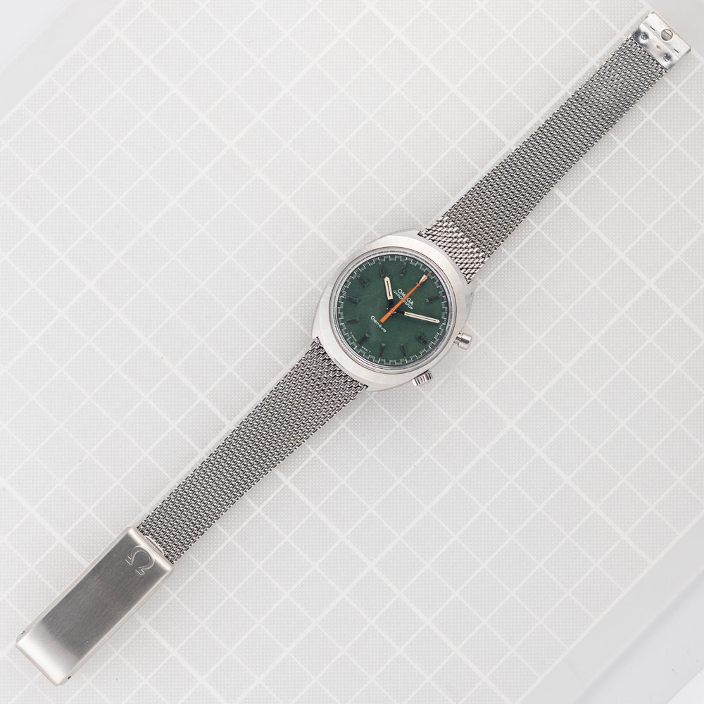 OMEGA GENEVE CHRONOSTOP REF.145.009 Green Dial