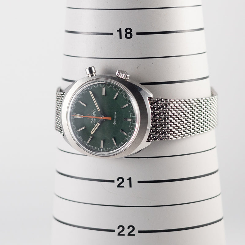 OMEGA GENEVE CHRONOSTOP REF.145.009 Green Dial