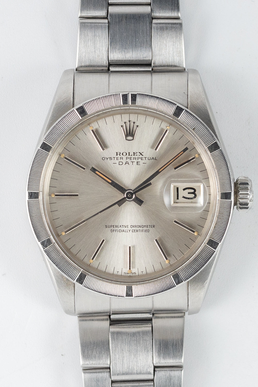 ROLEX OYSTER PERPETUAL DATE Ref.1500 Long Minute