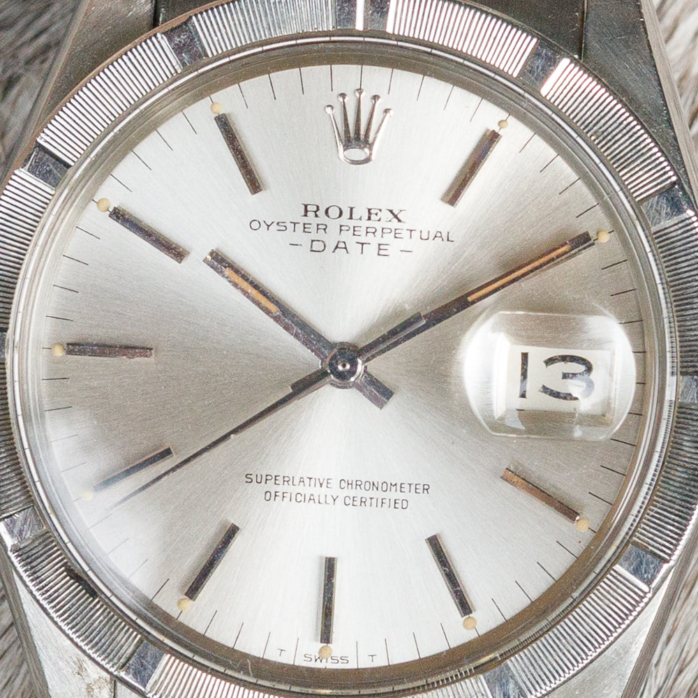 ROLEX OYSTER PERPETUAL DATE Ref.1500 Long Minute – TIMEANAGRAM