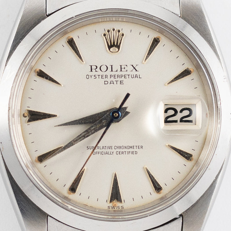 ROLEX OYSTER PERPETUAL DATE Ref.1500 Big Logo