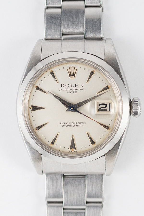 ROLEX OYSTER PERPETUAL DATE Ref.1500 Big Logo