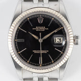 ROLEX DATEJUST Ref.1601 Black Gilt Doorstop Dial