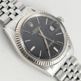 ROLEX DATEJUST Ref.1601 Black Gilt Doorstop Dial