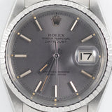 ROLEX DATEJUST Ref.1603 Purple Gray Dial