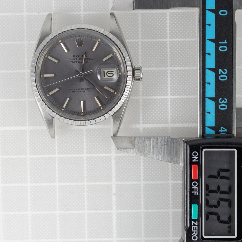 ROLEX DATEJUST Ref.1603 Purple Gray Dial