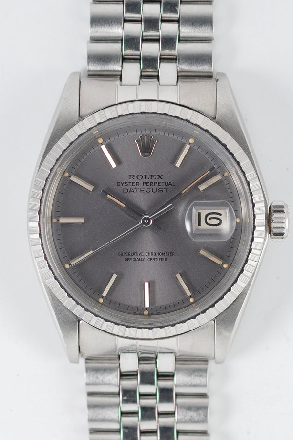 ROLEX DATEJUST Ref.1603 Purple Gray Dial