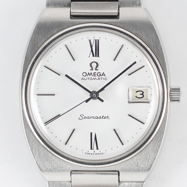 注目ブランド OMEGA Seamaster Ref.166.0206 / 266.0842 White Roman Dial 時計