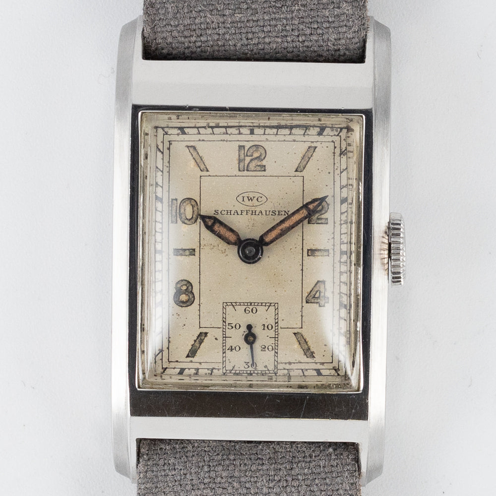 IWC Rectangle Cal.87 Cats Eye Logo