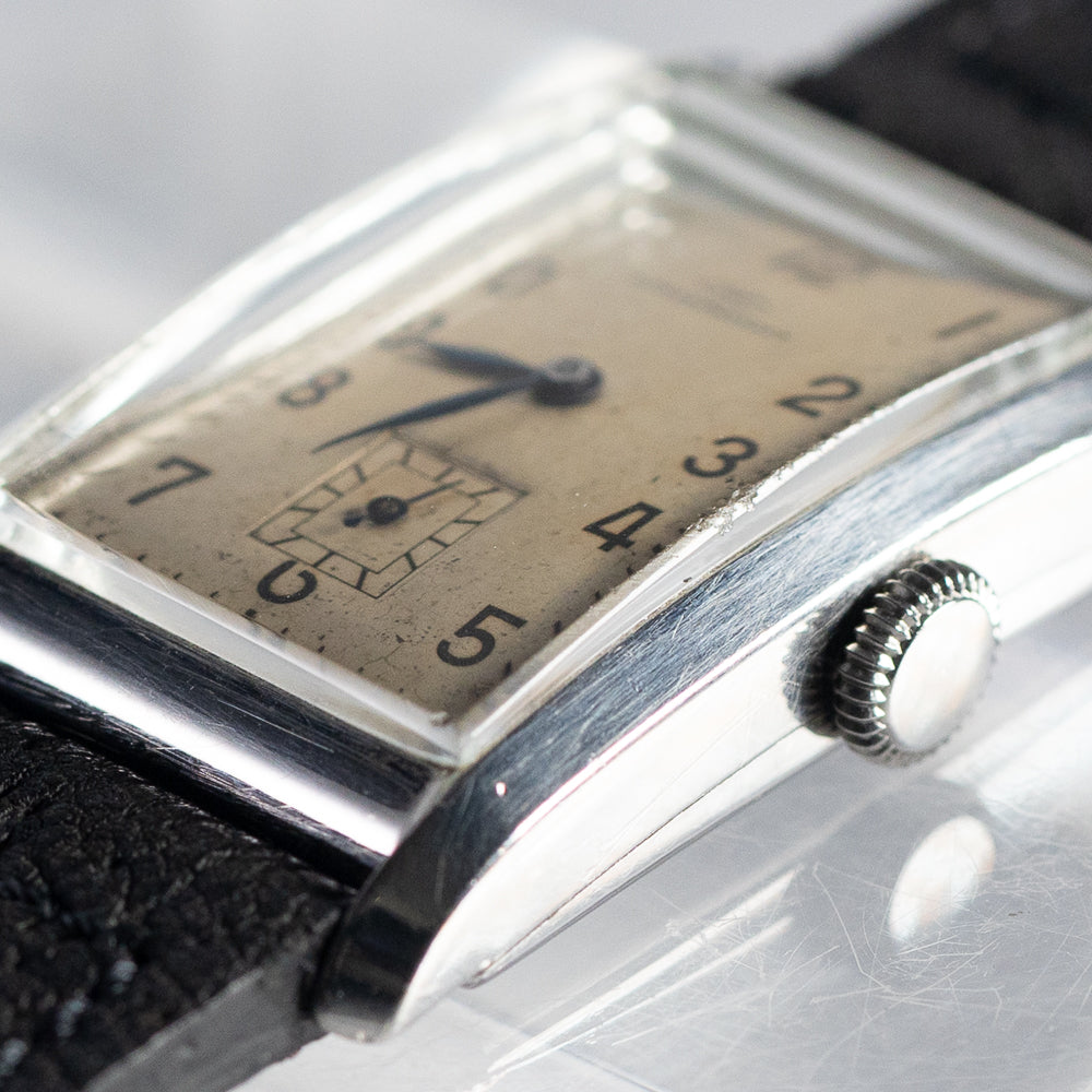 IWC Rectangle Cal.87 Cats Eye Logo