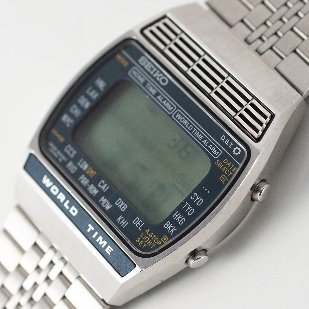 SEIKO world time digital Ref.A239-502A