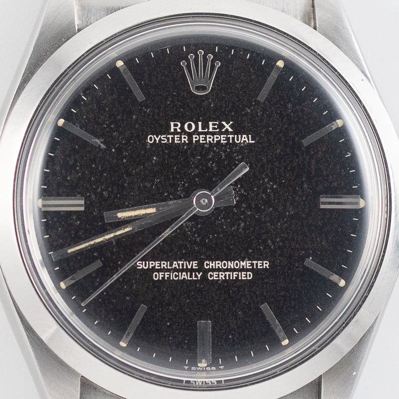 ROLEX OYSTER PERPETUAL Ref.1002 Black Gilt Dial