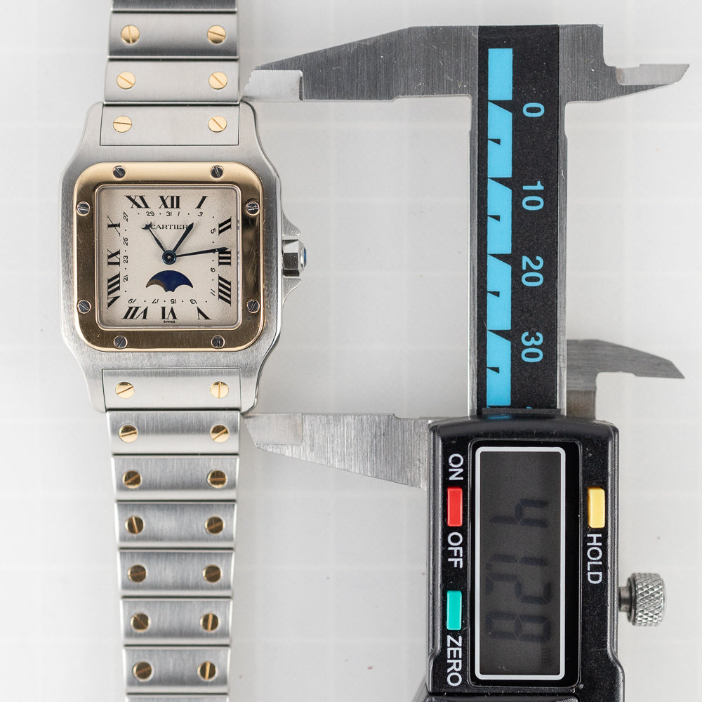 CARTIER LM Santos Galbee Moonphase Ref.119901 – TIMEANAGRAM