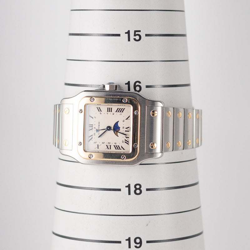 CARTIER LM Santos Galbee Moonphase Ref.119901