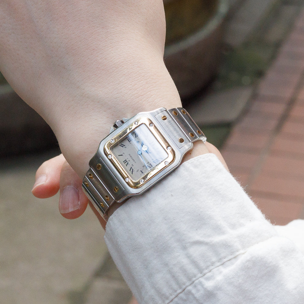 CARTIER LM Santos Galbee Moonphase Ref.119901 – TIMEANAGRAM