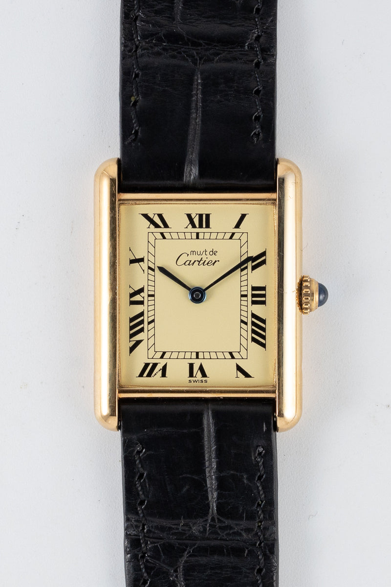 CARTIER LM MUST DE TANK REF.590005