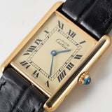 CARTIER LM MUST DE TANK REF.590005