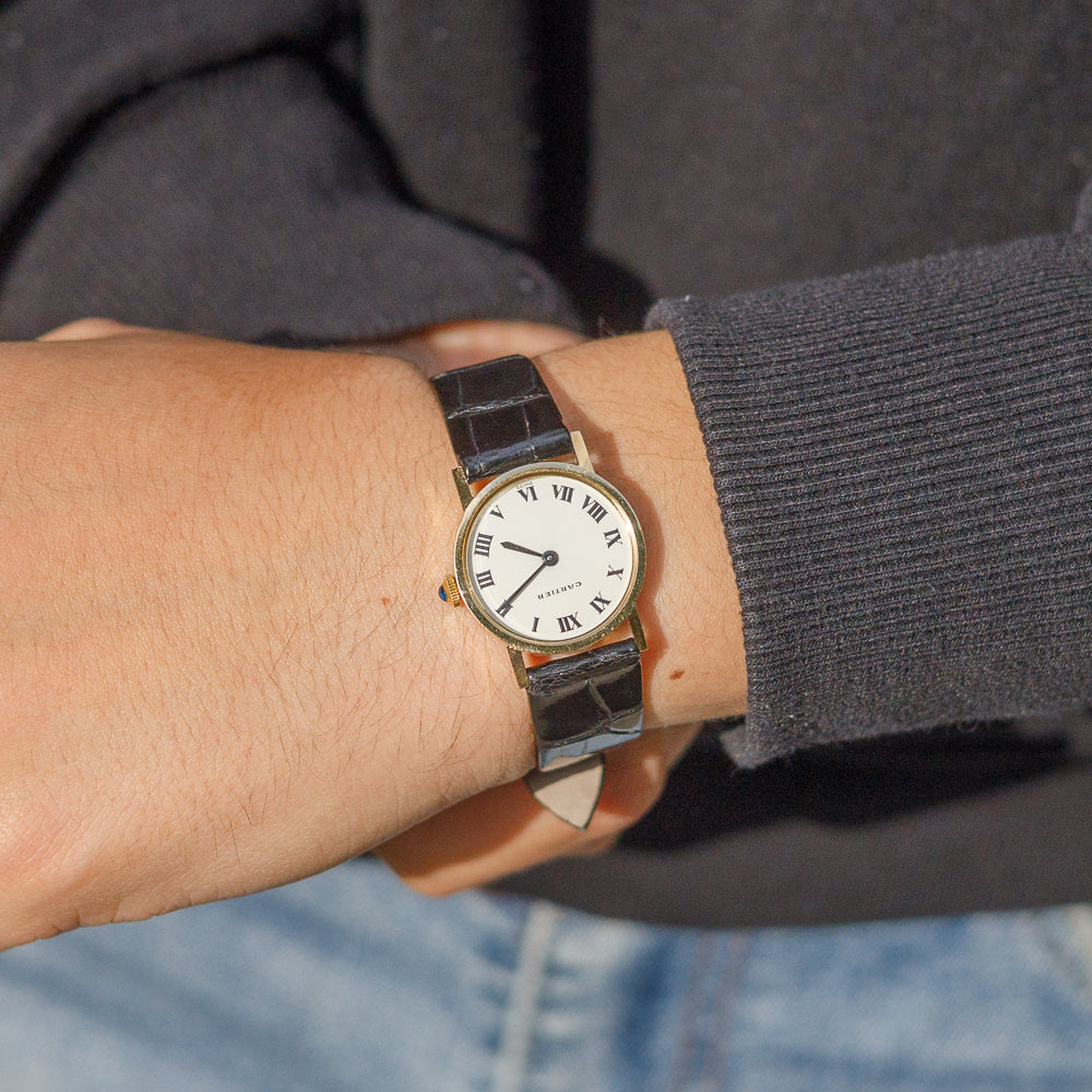 CARTIER  Ronde Ref.878089 18K Yellow Gold 1980's