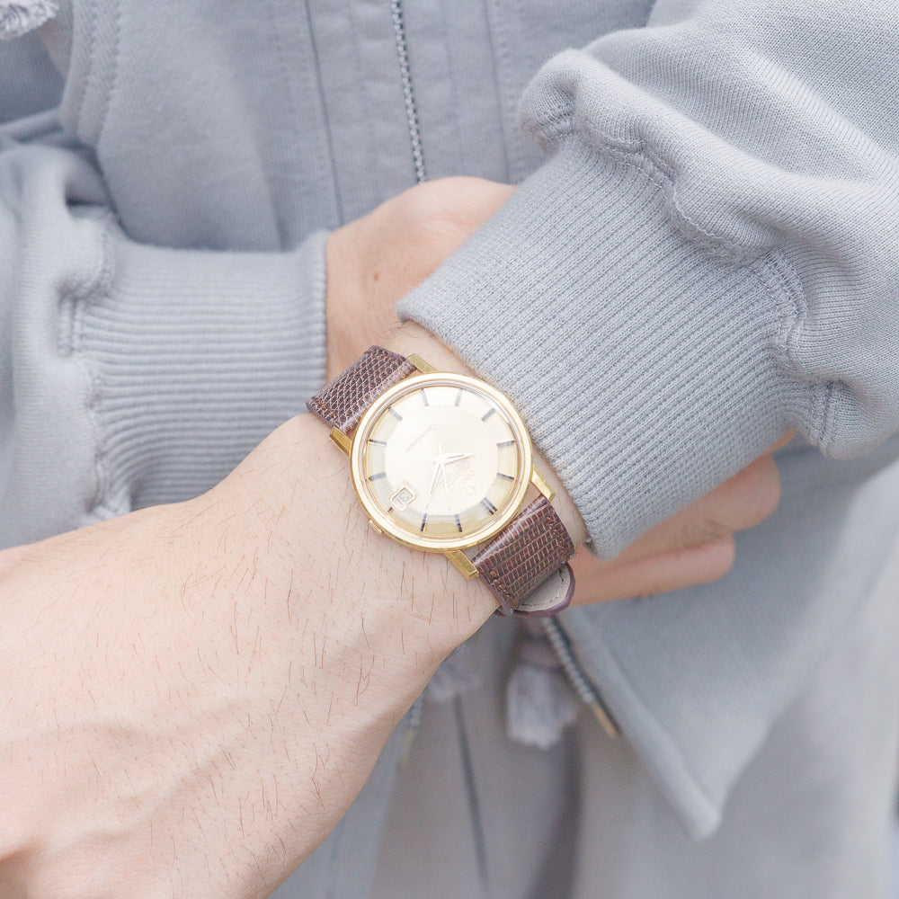 OMEGA ゴールド アナログ 時計 OMEGA Constellation Ref.168.010 18K Yellow Gold – TIMEANAGRAM