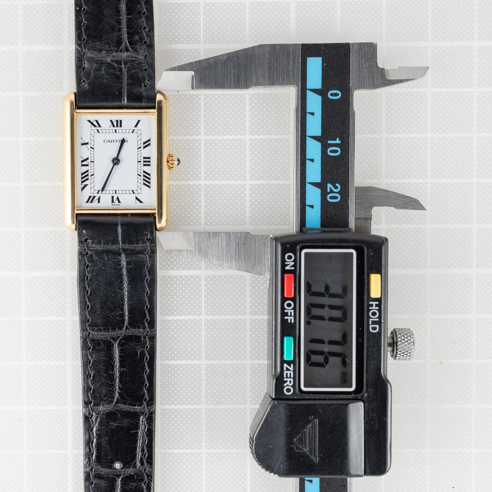 CARTIER LM TANK Louis Cartier 18KYG Ref.81052 – TIMEANAGRAM