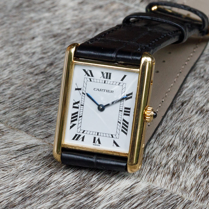 CARTIER LM TANK Louis Cartier 18KYG Ref.81052