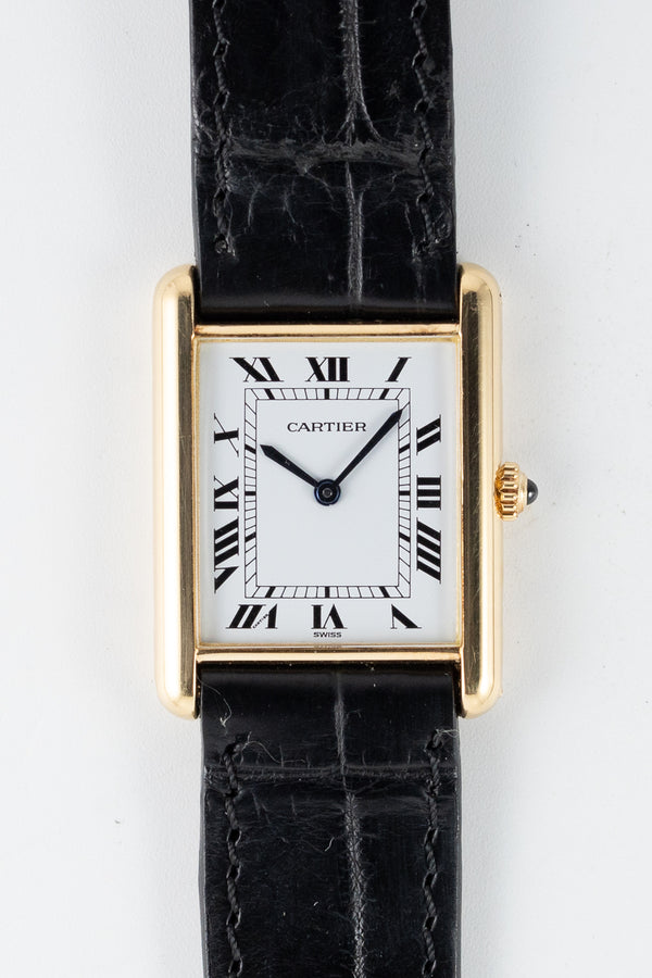 CARTIER LM TANK Louis Cartier 18KYG Ref.81052