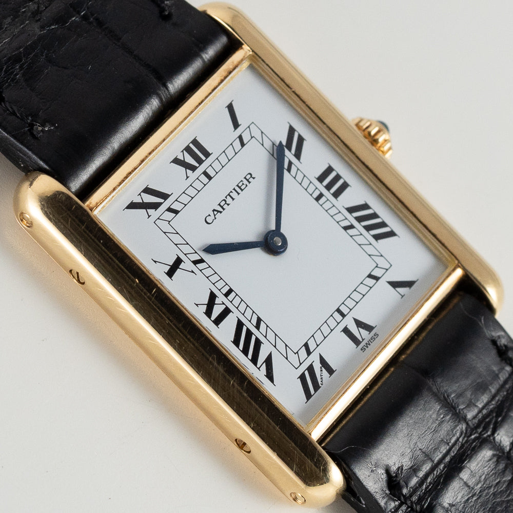 CARTIER LM TANK Louis Cartier 18KYG Ref.81052 – TIMEANAGRAM
