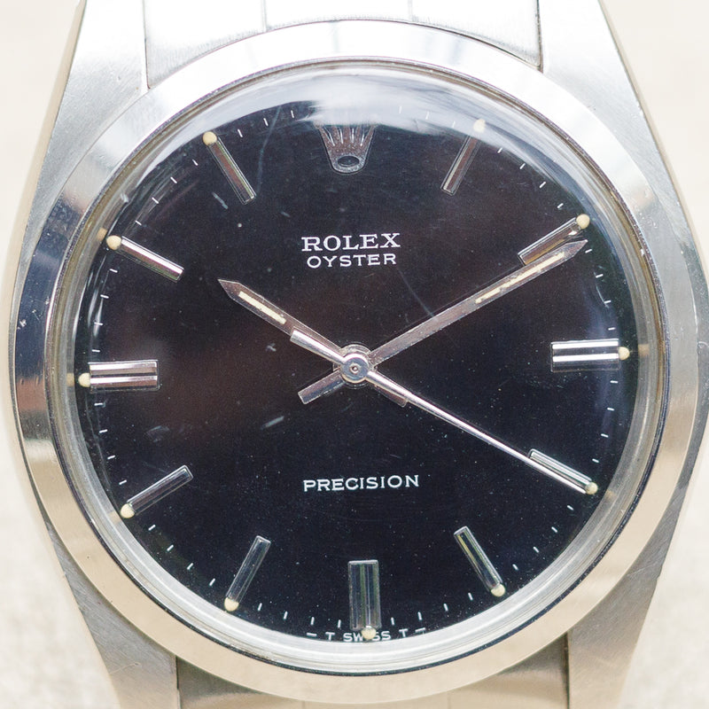 ROLEX OYSTER Ref.6426 Black Mirror Dial