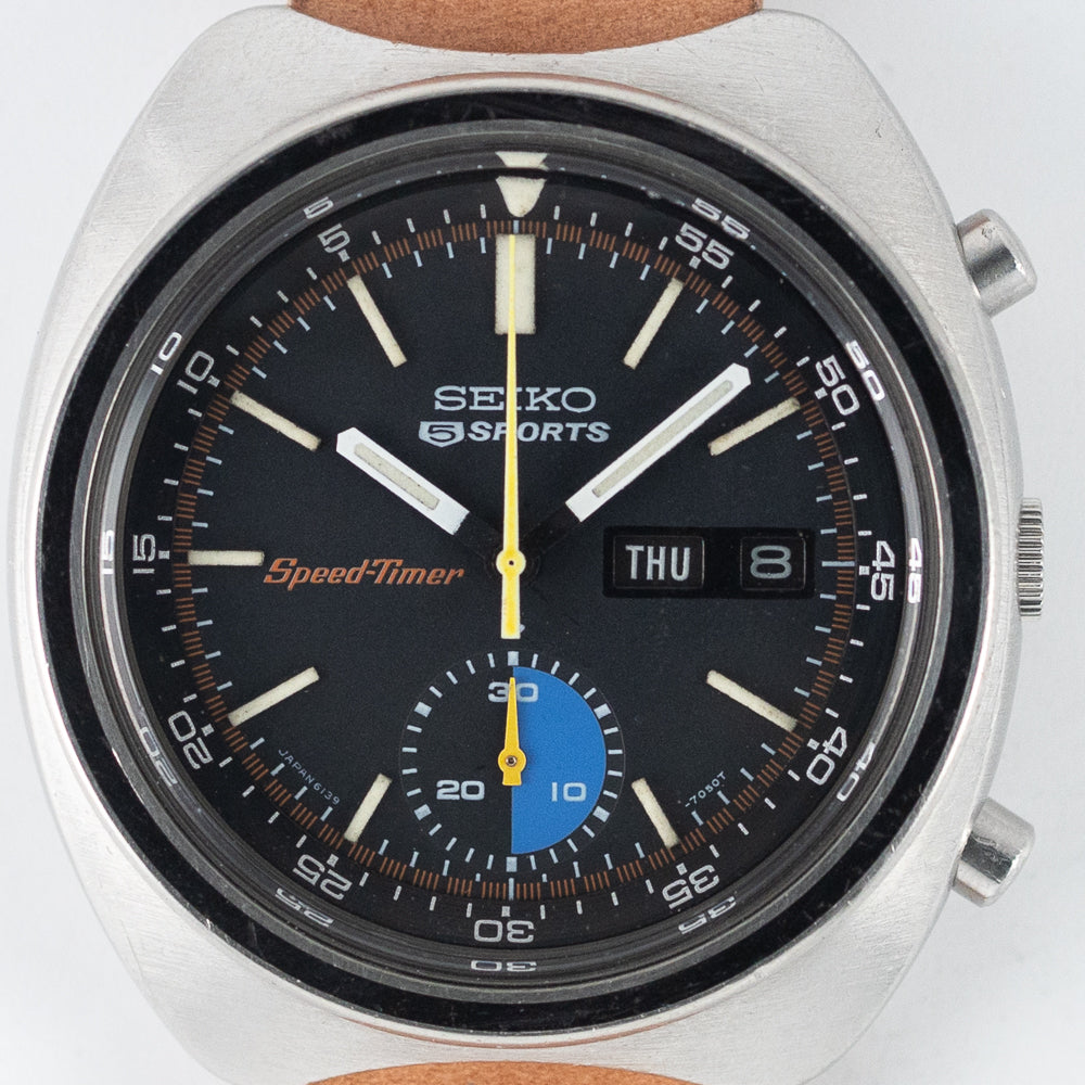 【ジャンク】セイコー 5スポーツ スピードタイマー 6139-7020 本体のみ SEIKO 5 SPORTS SPEED TIMER REF.6139-7020 Apple