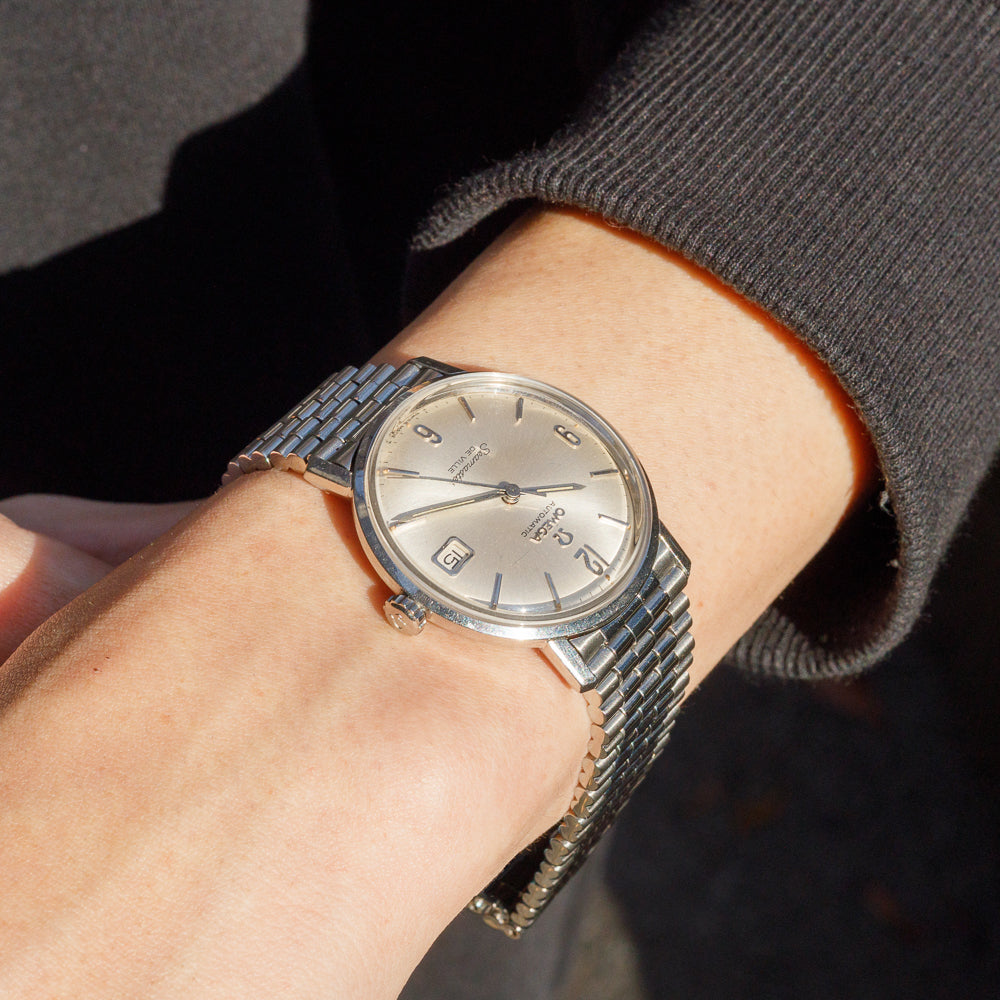 稼働良品】OMEGA オメガ DEVILLE デビル メンズ クォーツ デイト⑥