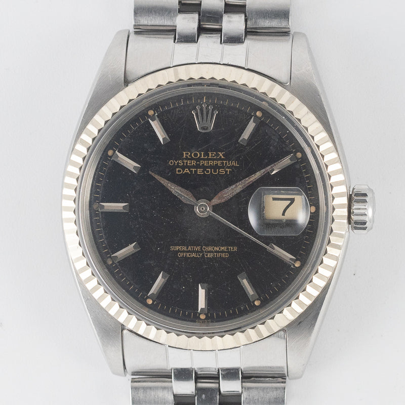 ROLEX DATEJUST Ref.1601 Black Gilt Dial