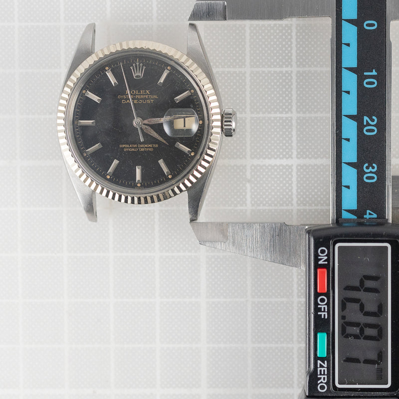 ROLEX DATEJUST Ref.1601 Black Gilt Dial