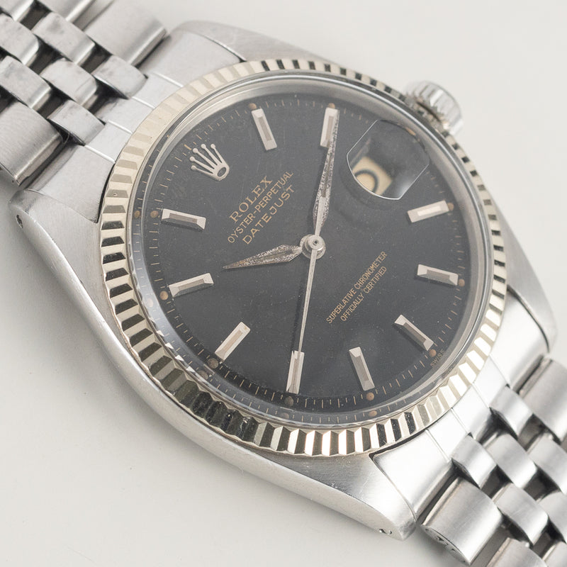 ROLEX DATEJUST Ref.1601 Black Gilt Dial