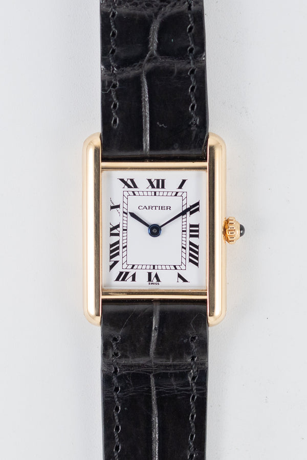 CARTIER SM TANK 18KYG