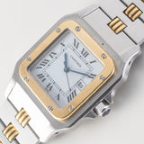 CARTIER LM Santos Ref.2961 AUTOMATIC Godron Bracelet