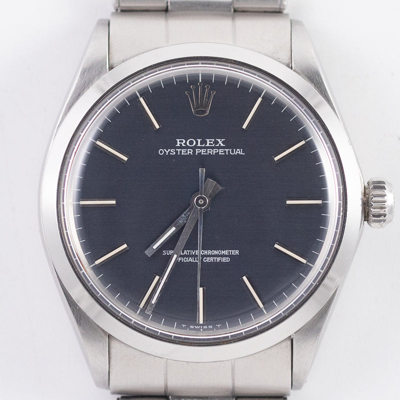 ROLEX OYSTER PERPETUAL Ref.1002 Blue Dial