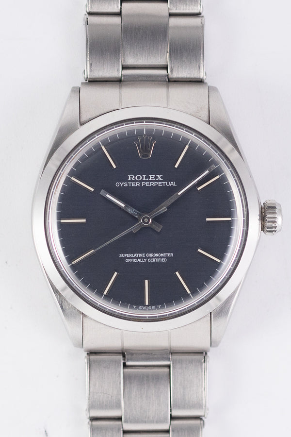 ROLEX OYSTER PERPETUAL Ref.1002 Blue Dial